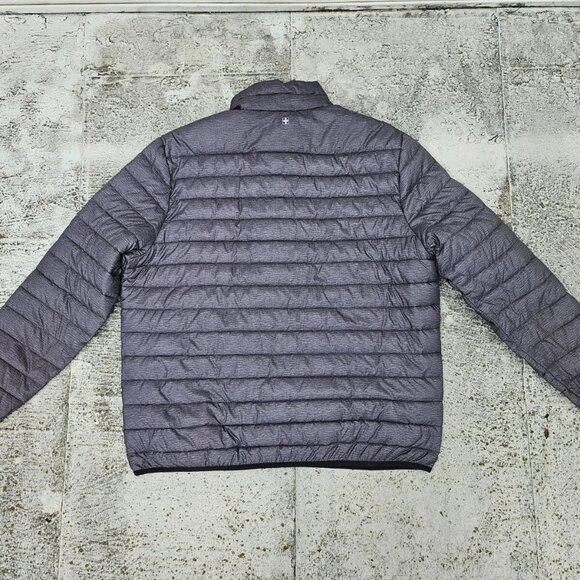 Swiss Tech Men Jacket Puffer Polyester Long Sleeve Gray Size XL 46-48 - Picture 3 of 9